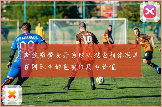 斯波盛赞麦丹为球队粘合剂体现其在团队中的重要作用与价值